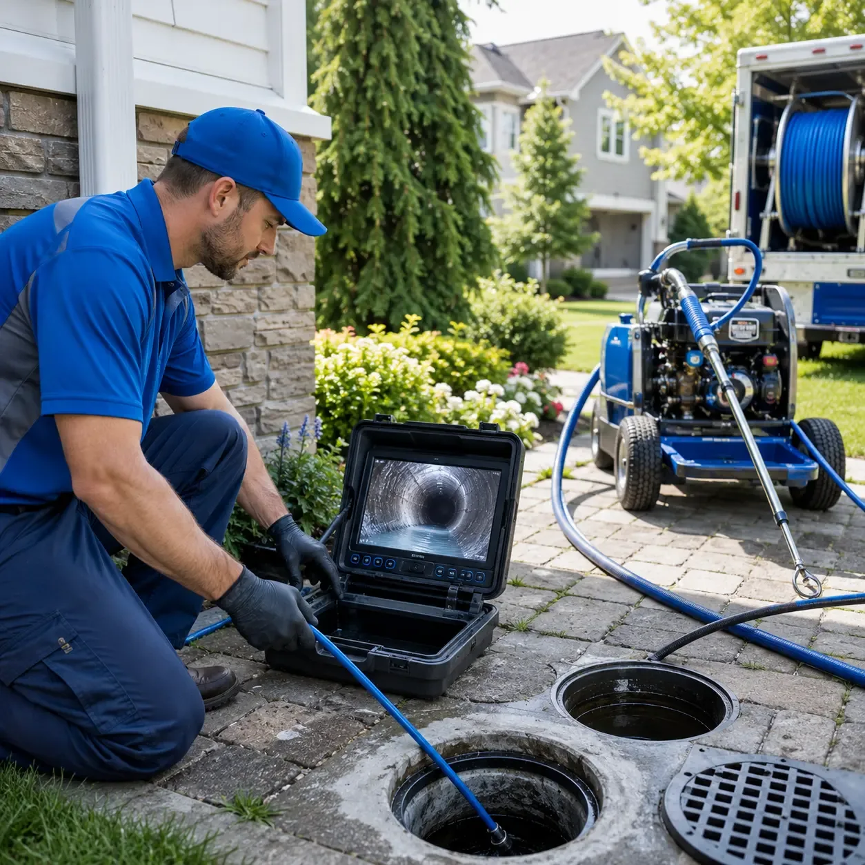 Outdoor drain cleaning professionals serving Mount Olivet, KY